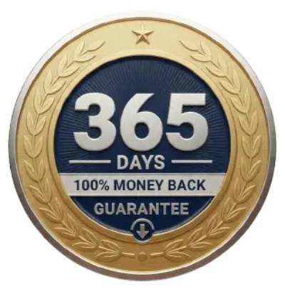 NeuroVera 365-day money-back guarantee for risk-free purchase
